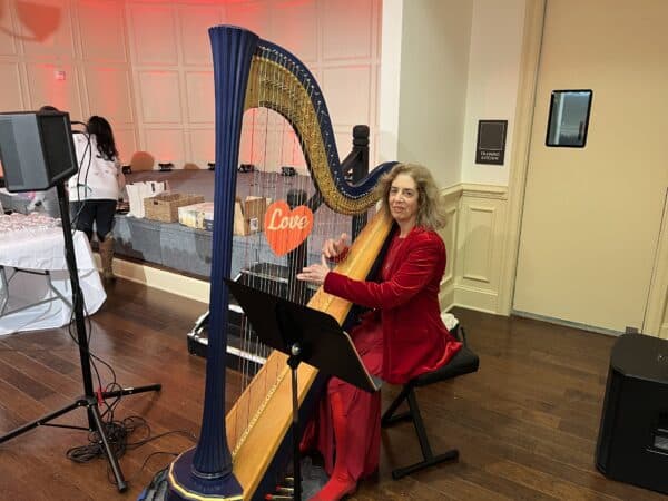 Valentines Day Harp Performance - Gainesville, GA