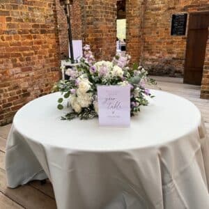 Table Setting at Wedding Harp Performance At Barnsley Gardens In Adairsville